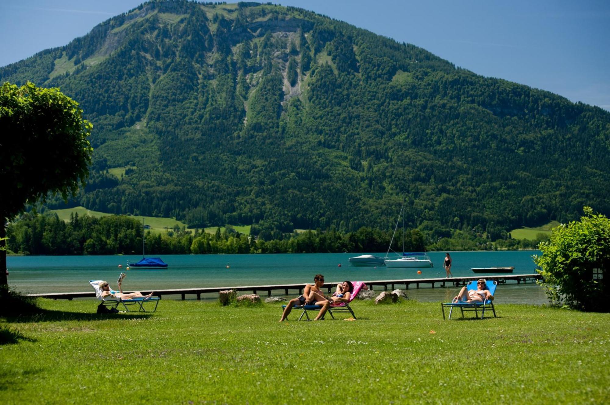 Hotel Buerglstein Sankt Wolfgang im Salzkammergut Bagian luar foto