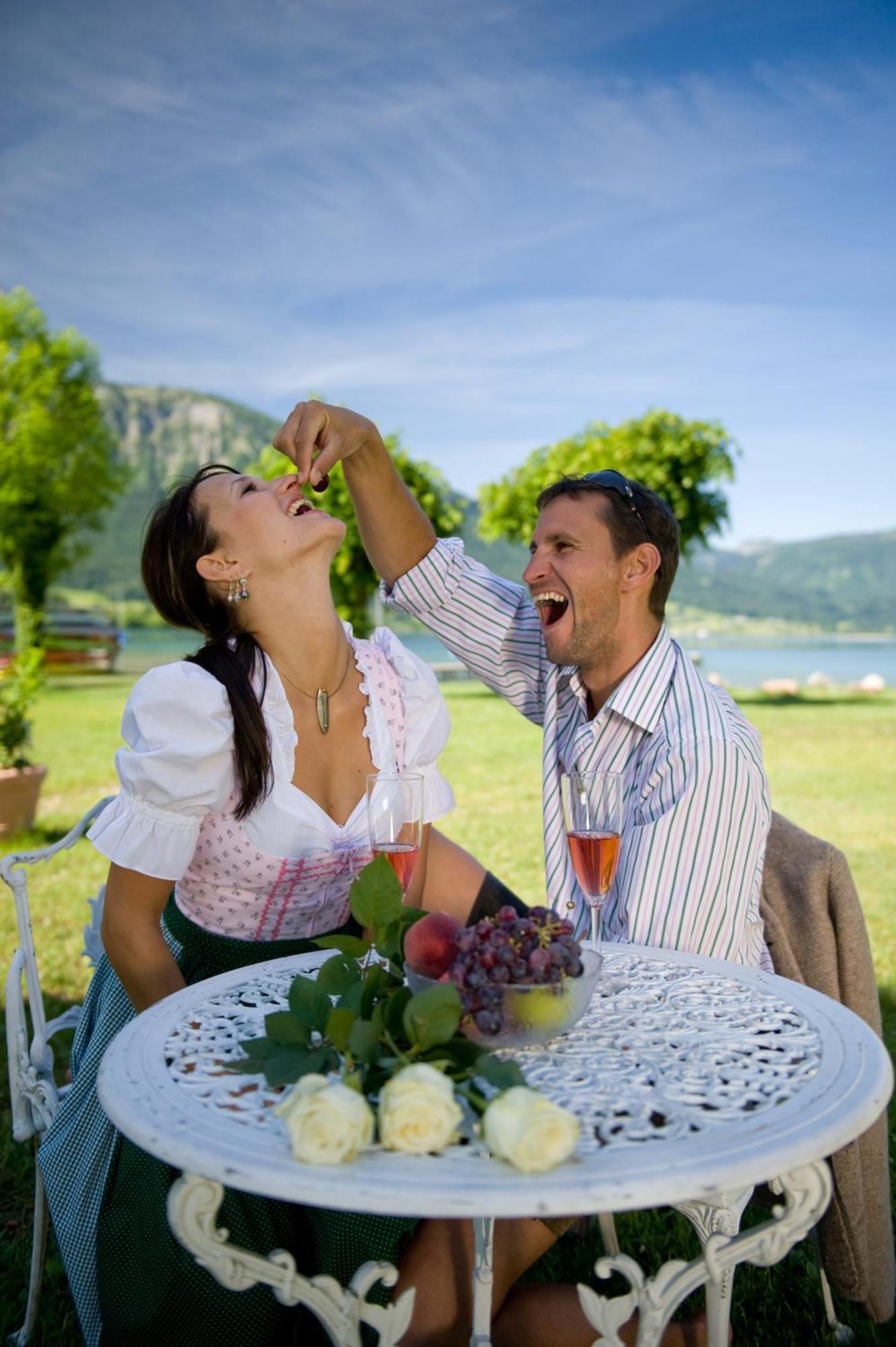 Hotel Buerglstein Sankt Wolfgang im Salzkammergut Bagian luar foto